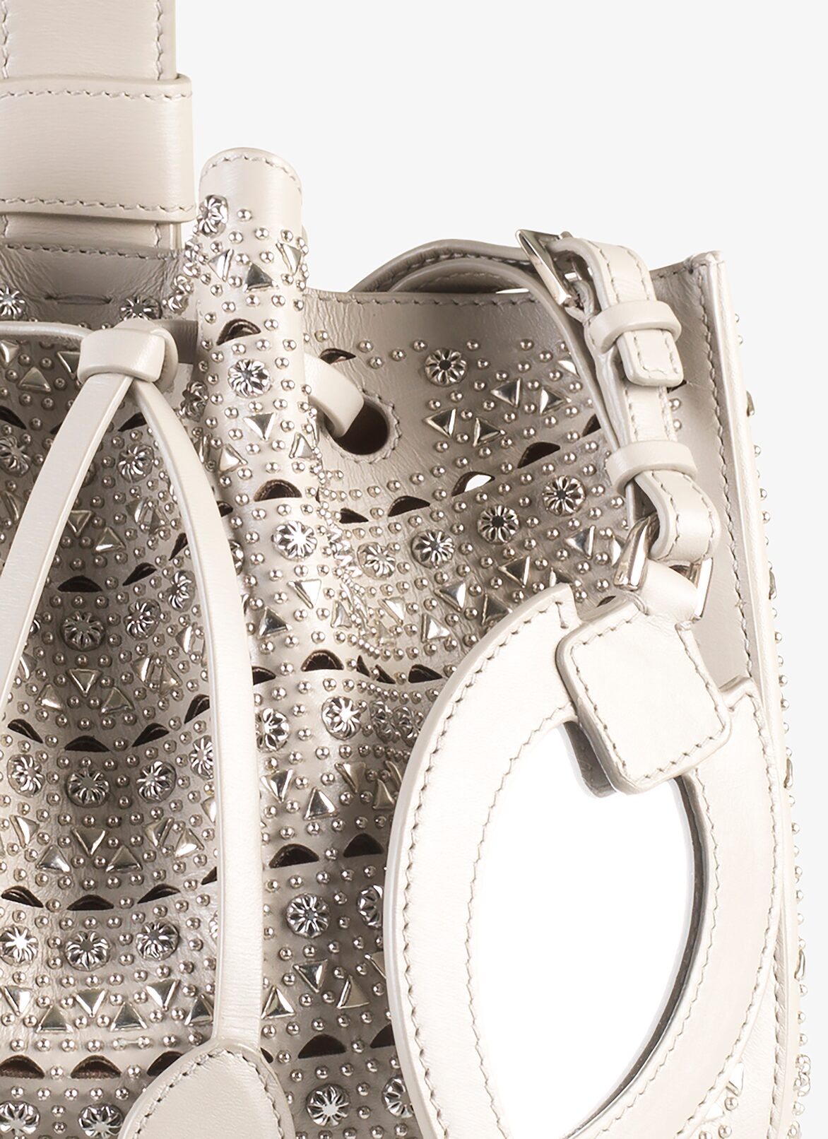 ROSEMARIE CUIR LUX VIENNE CLOUS PEARL ALAÏA PEARL  ROSEMARIE CUIR LUX VIENNE CLOUS PEARL